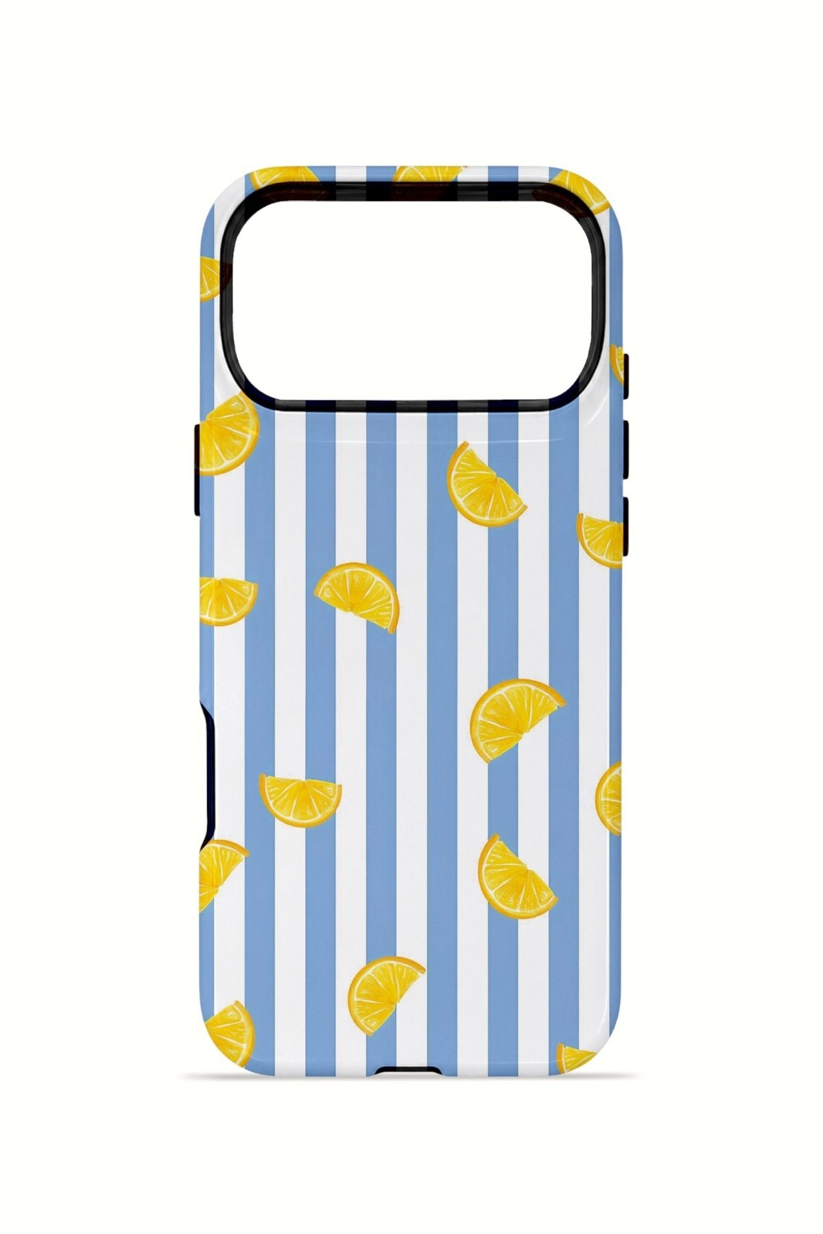 iPhone 17 Pro Max Vorian Çift Katmanlı Kılıf Lemon Confetti Blue
