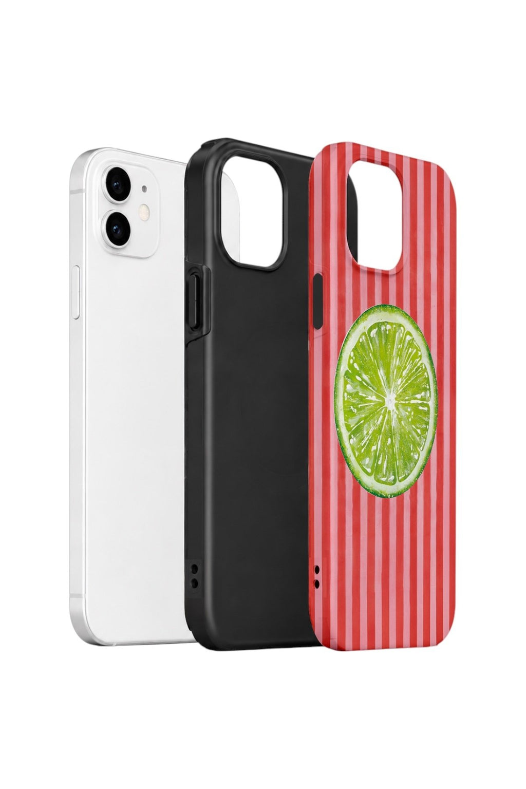 iPhone 12 Vorian Çift Katmanlı Kılıf Lime Slice Pop