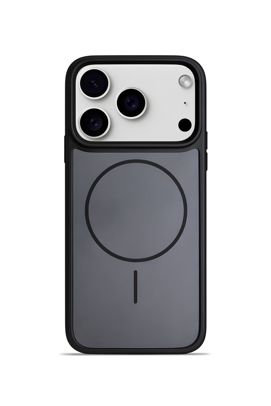 iPhone 17 Pro Max Premium Soft Magsafe Silikon Kılıf Kömür