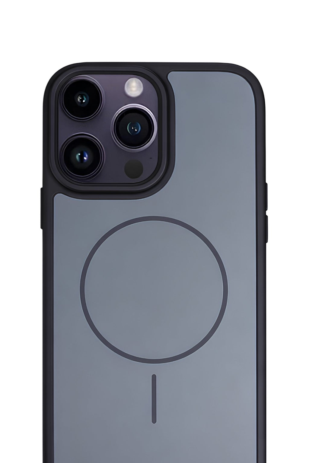iPhone 16 Pro 6.3" Premium Soft Magsafe Silikon Kılıf Kömür