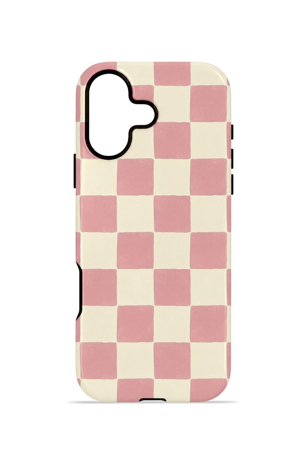 iPhone 16 Plus Vorian Çift Katmanlı Kılıf Blush Checker