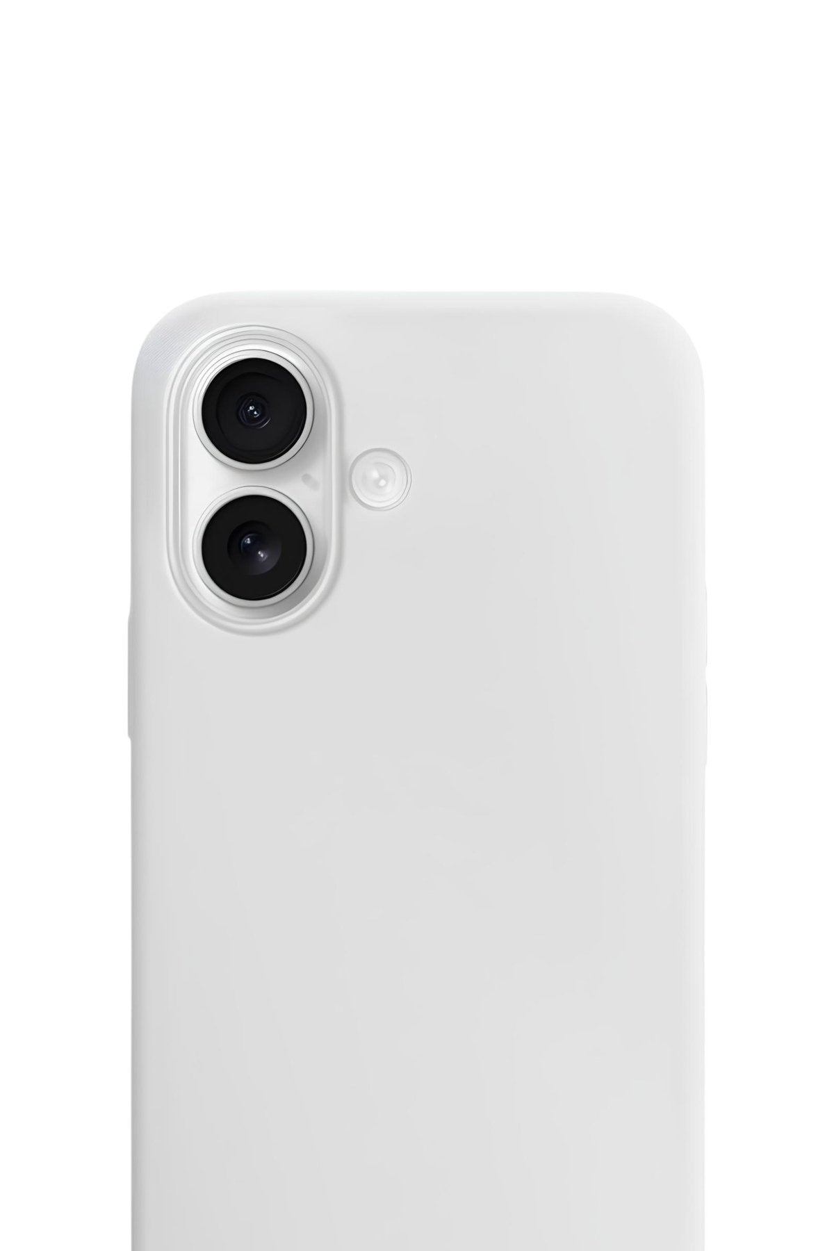 iPhone 17 Soft Touch Lansman Silikon Kılıf İnci Beyazı