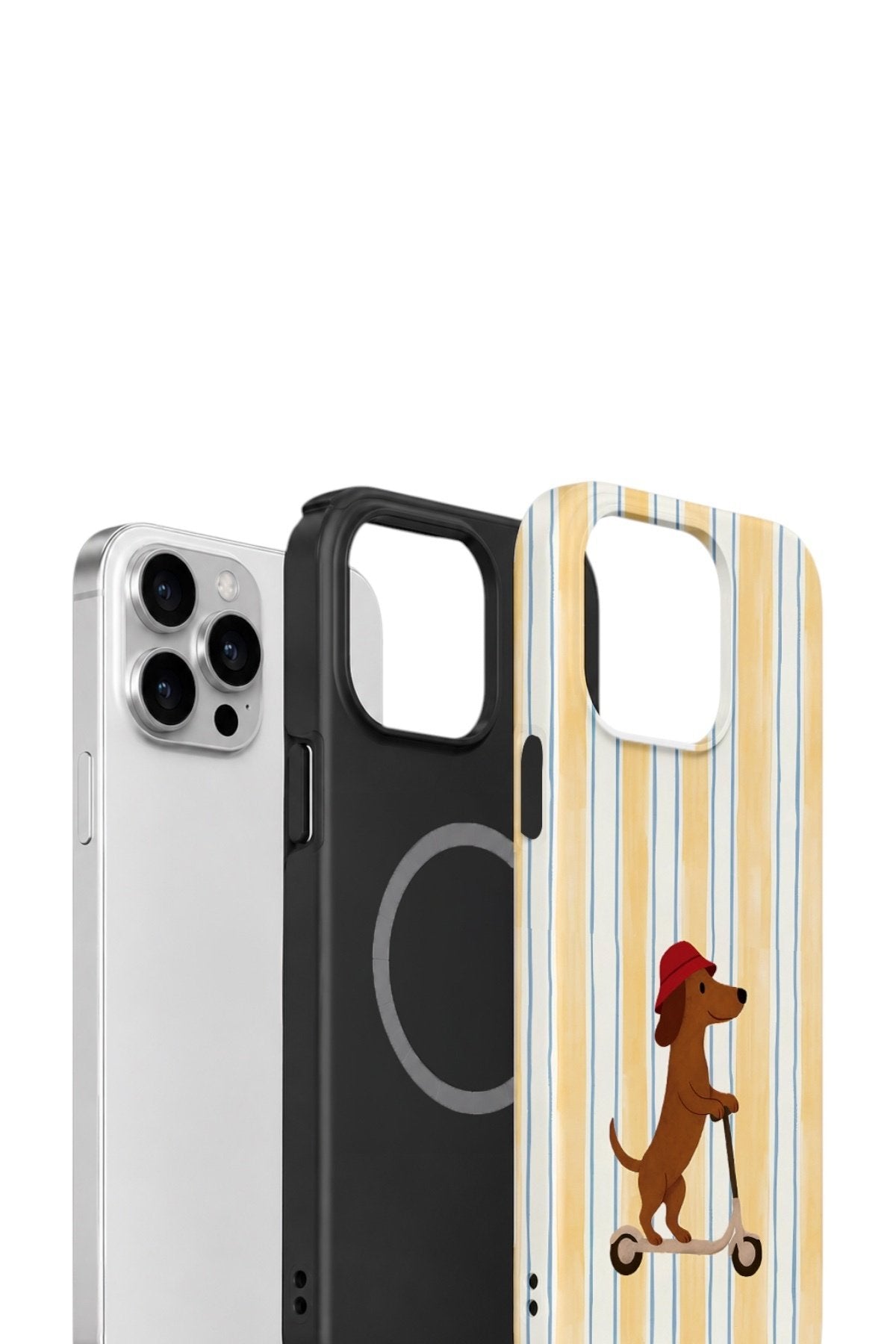iPhone 12 Pro Max Vorian Çift Katmanlı MagSafe Kılıf Dachshund Riviera