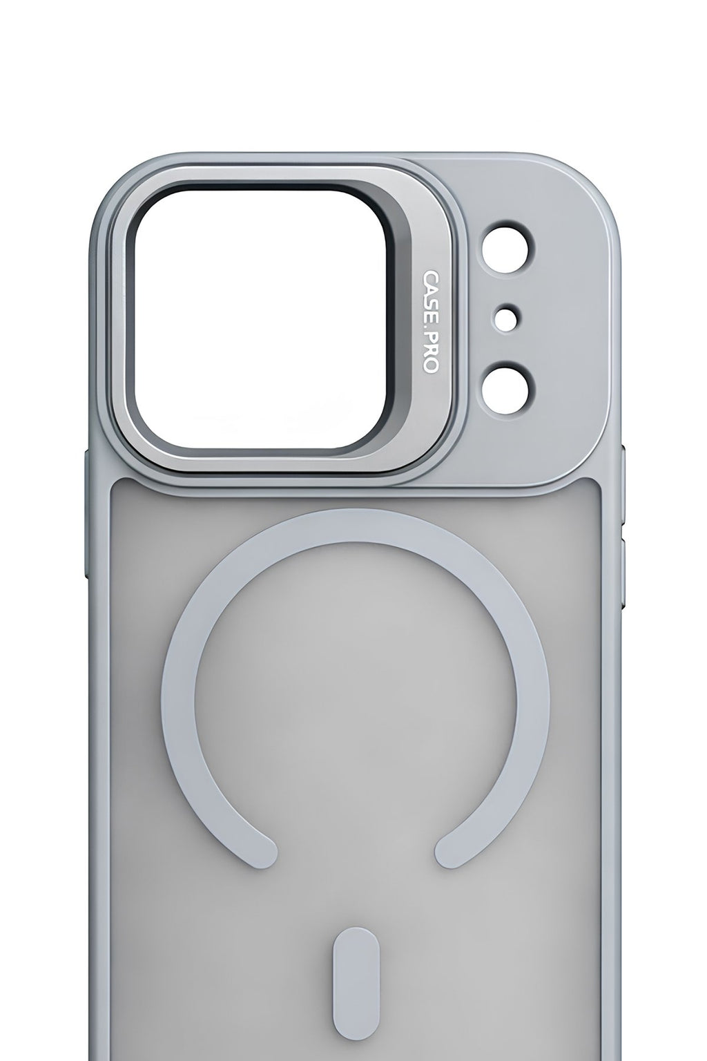 iPhone 17 Pro Max Cyrenn MagSafe Kılıf + Lens Koruyucu Titanyum Grisi