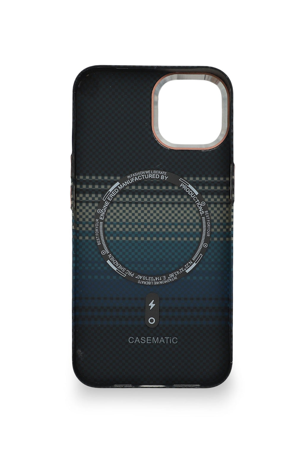 NeoWoven Case iPhone 14/13 Derin Mavi Akım