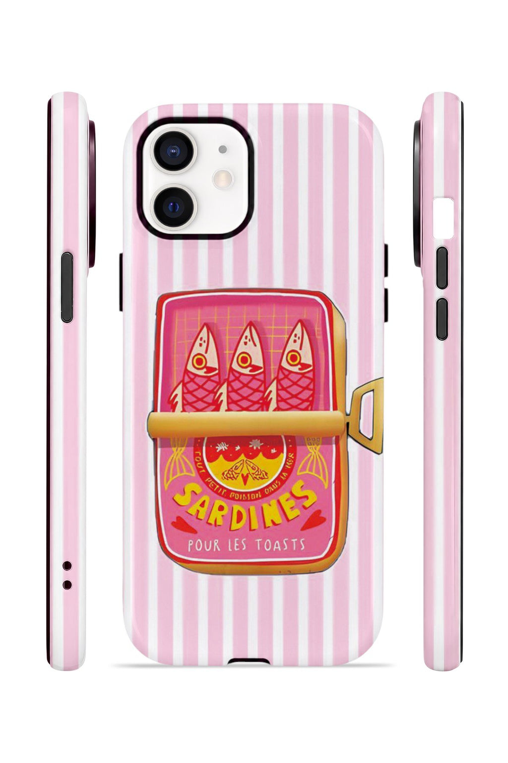 iPhone 11 Vorian Çift Katmanlı MagSafe Kılıf Sardine Club Pink