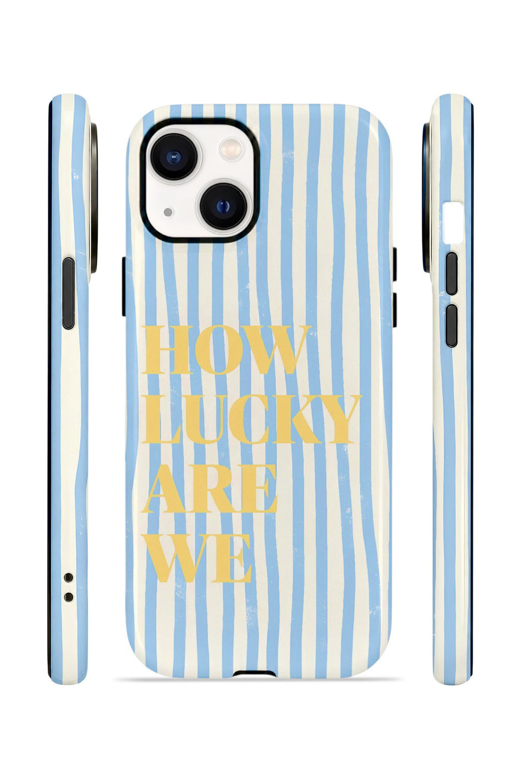 iPhone 15 Vorian Çift Katmanlı MagSafe Kılıf Lucky Summer Stripe