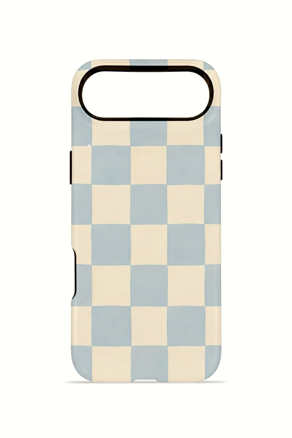 iPhone 17 Air Vorian Çift Katmanlı Kılıf Powder Blue Checker