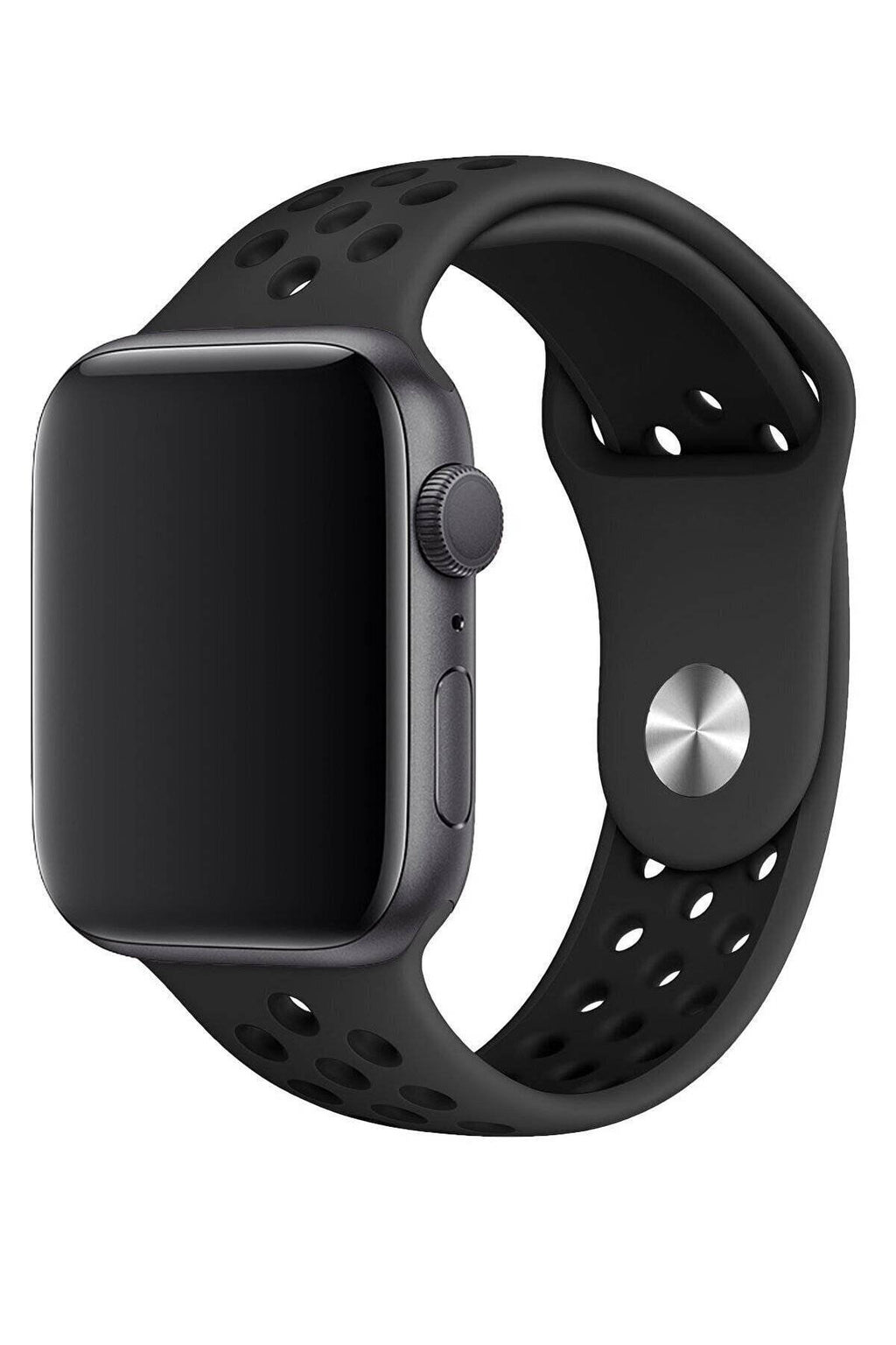 Apple Watch Series Fileli Kordon Siyah-Siyah