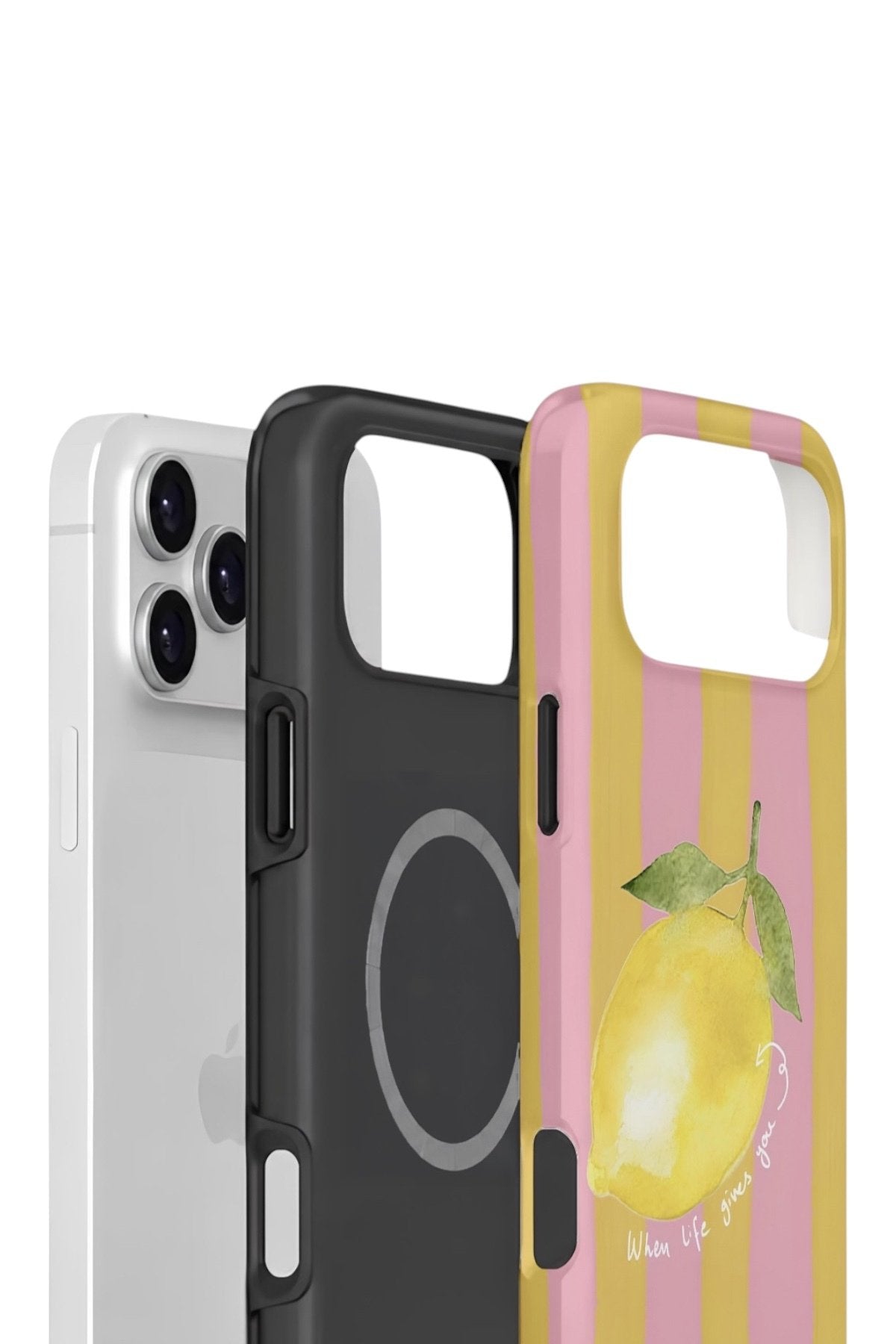 iPhone 17 Pro Vorian Çift Katmanlı MagSafe Kılıf Pink Lemon Muse