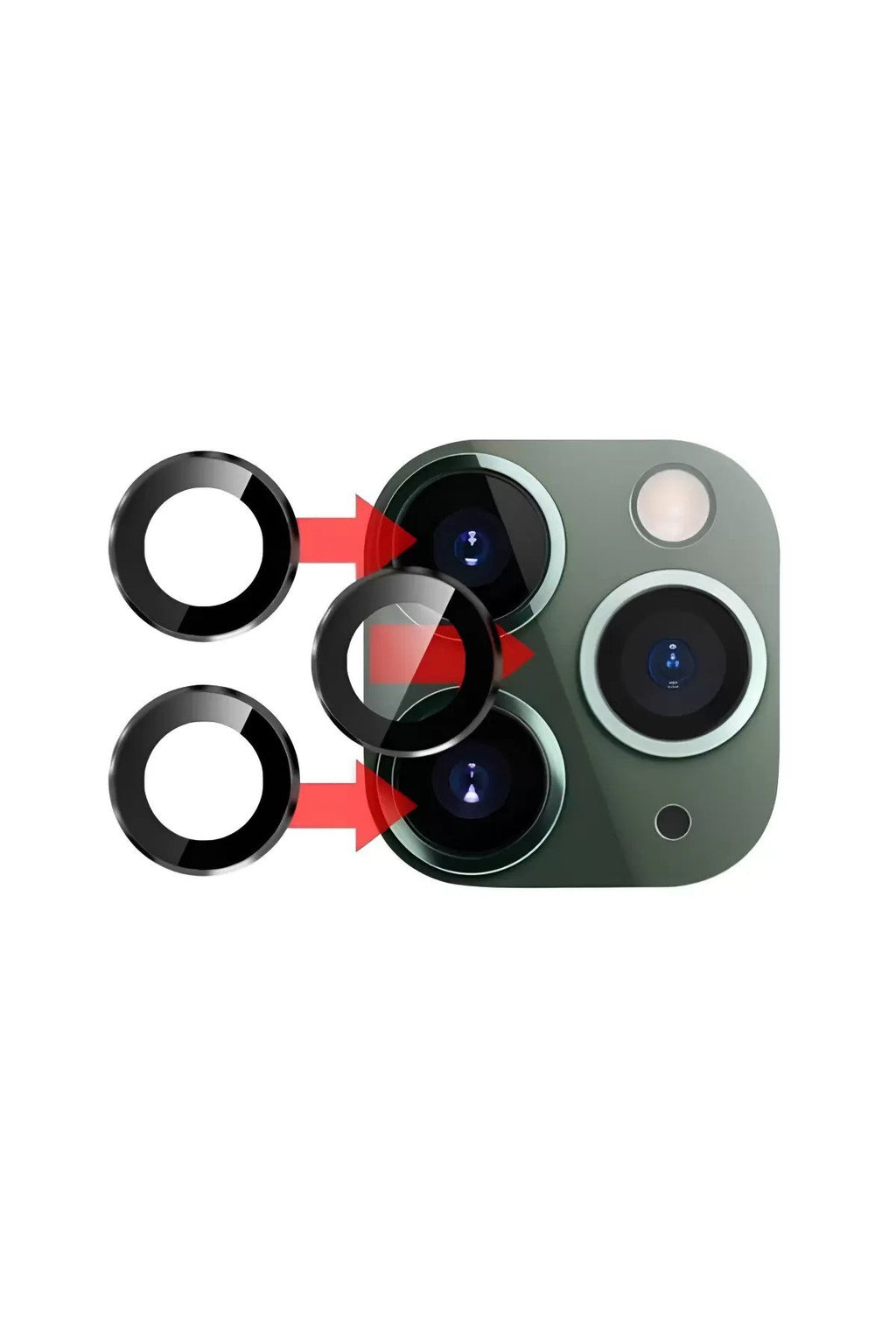 iPhone 16 Sapphire Lens Koruyucu Mavi