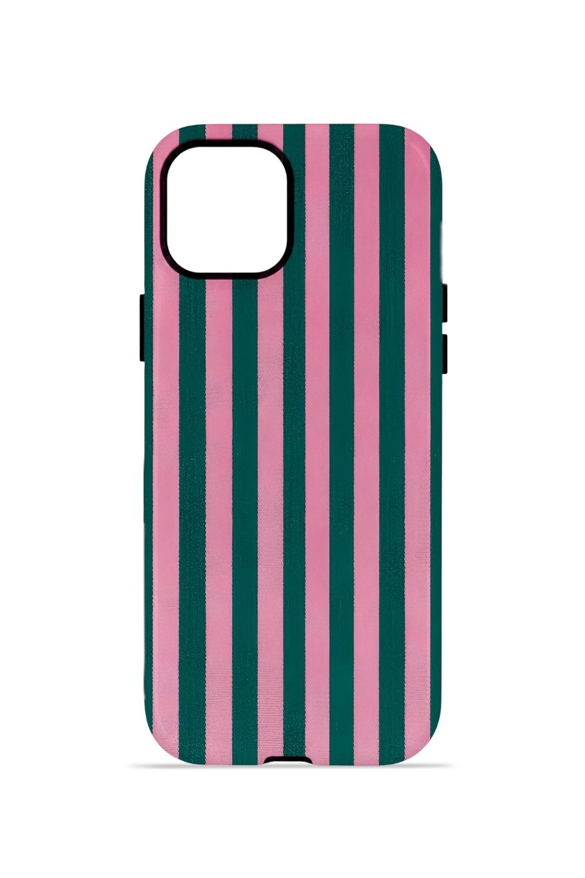 iPhone 14 Plus Vorian Çift Katmanlı MagSafe Kılıf Pink Navy Cabana