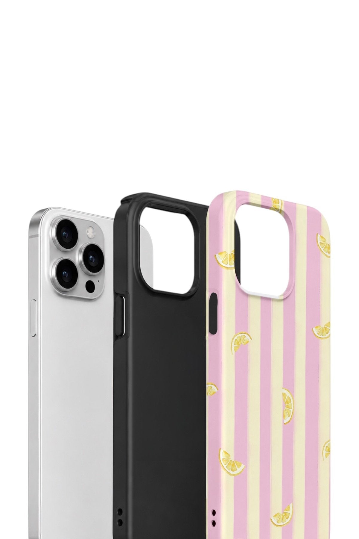 iPhone 13 Pro Max Vorian Çift Katmanlı Kılıf Pink Lemon Parade