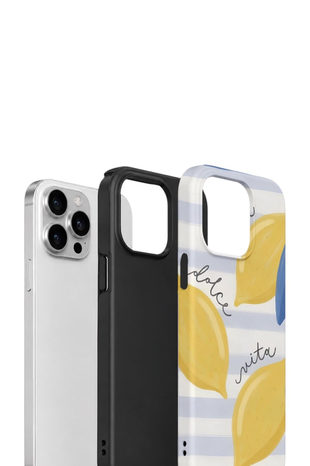 iPhone 14 Pro Max Vorian Çift Katmanlı Kılıf Dolce Vita Lemon