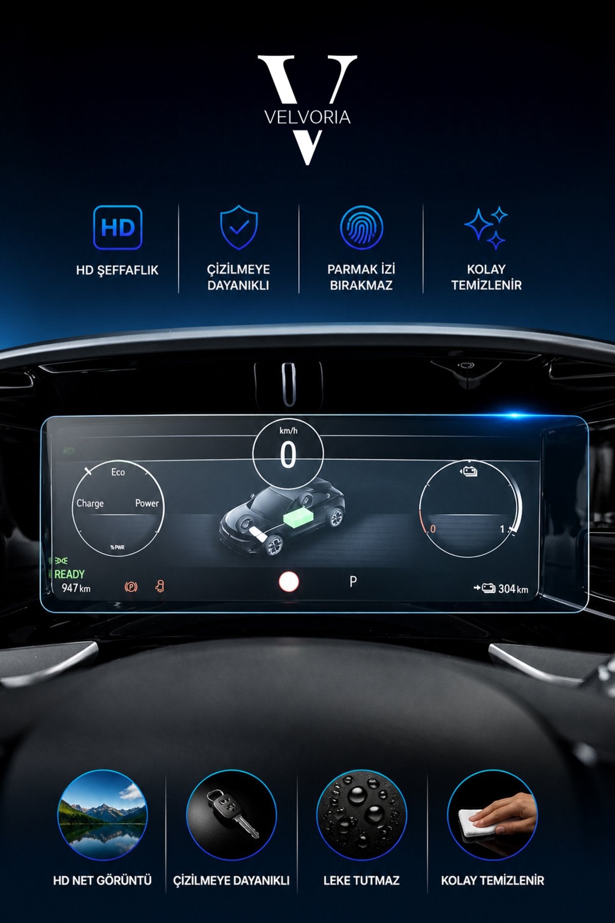 Opel Grandland Esnek Nano Glass Ekran Koruyucu 2021 2023