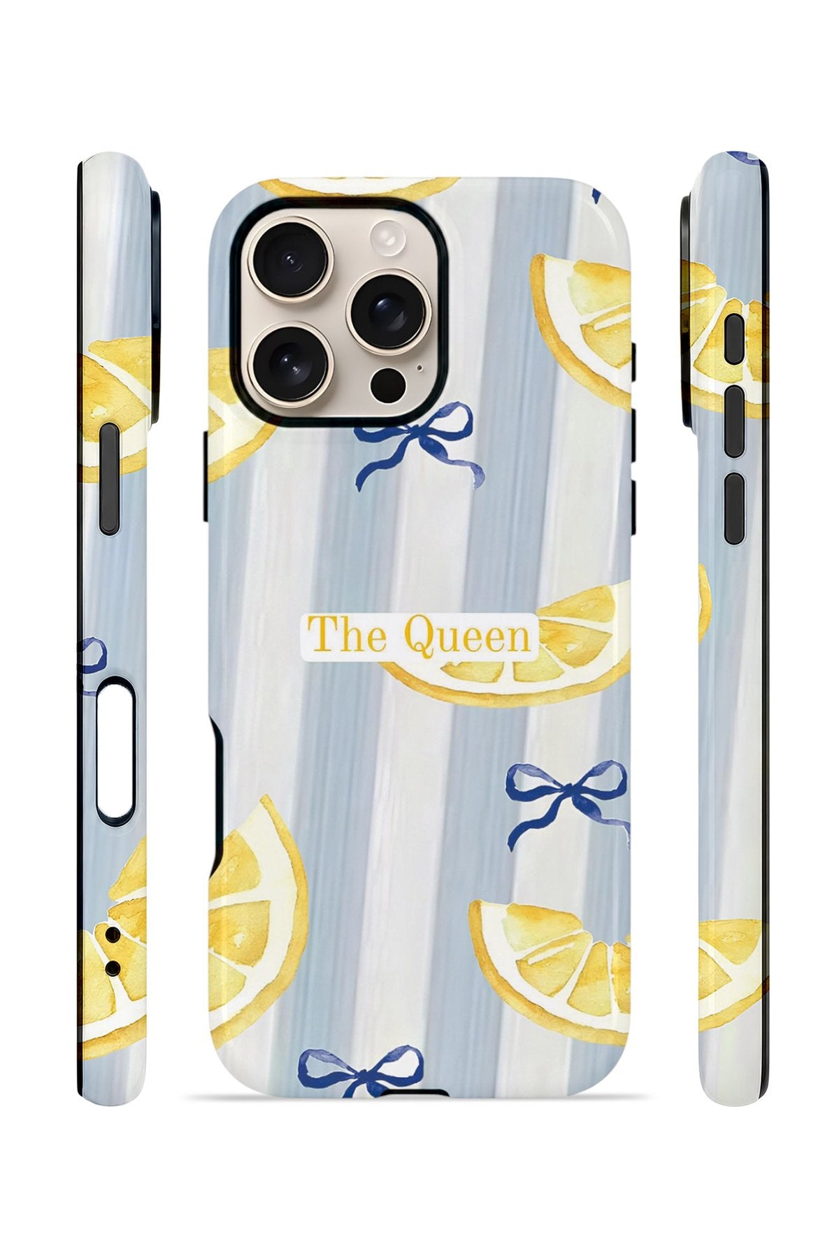 iPhone 16 Pro Max Vorian Çift Katmanlı MagSafe Kılıf Queen Lemon Bow