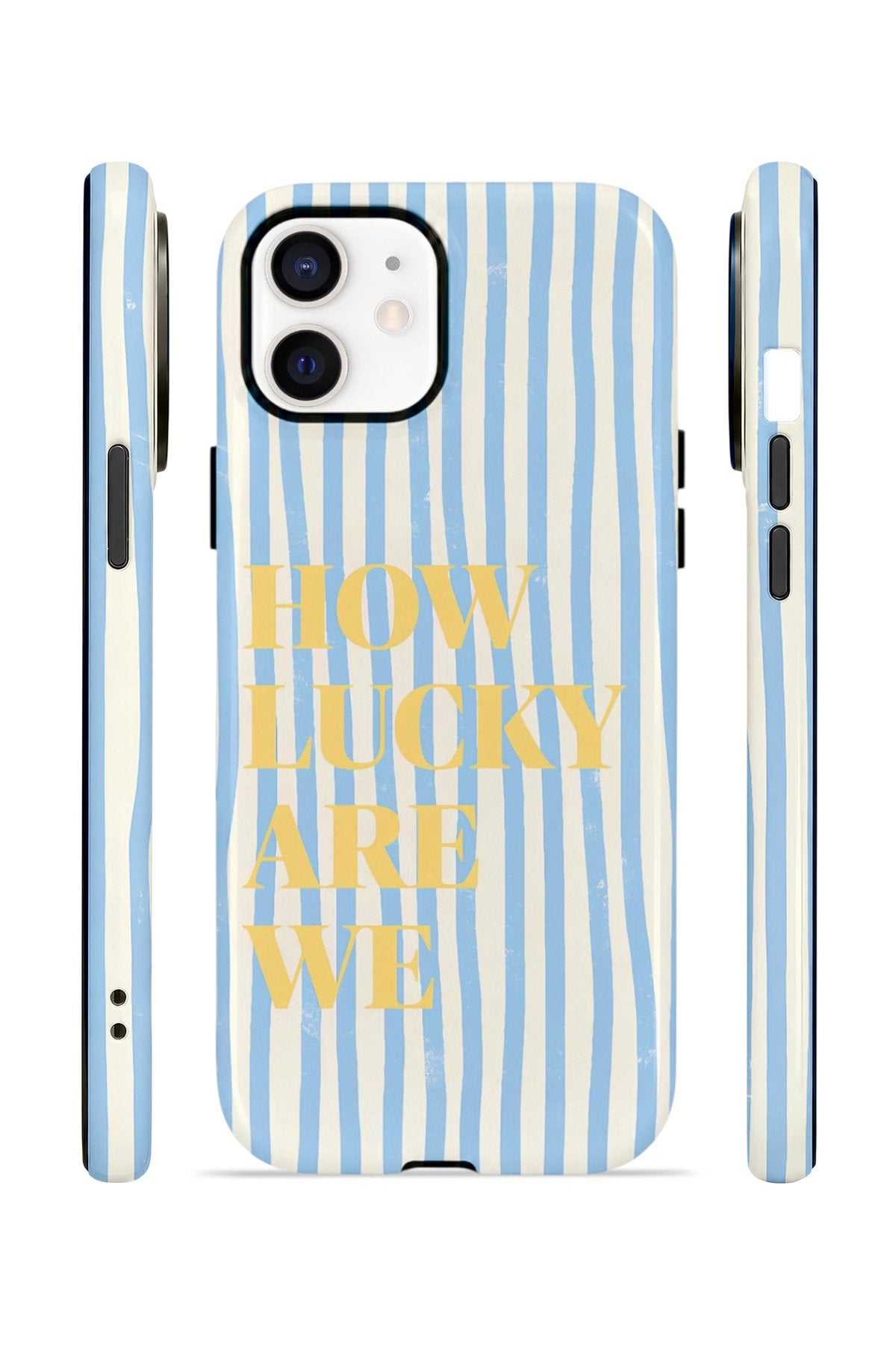 iPhone 12 Vorian Çift Katmanlı MagSafe Kılıf Lucky Summer Stripe