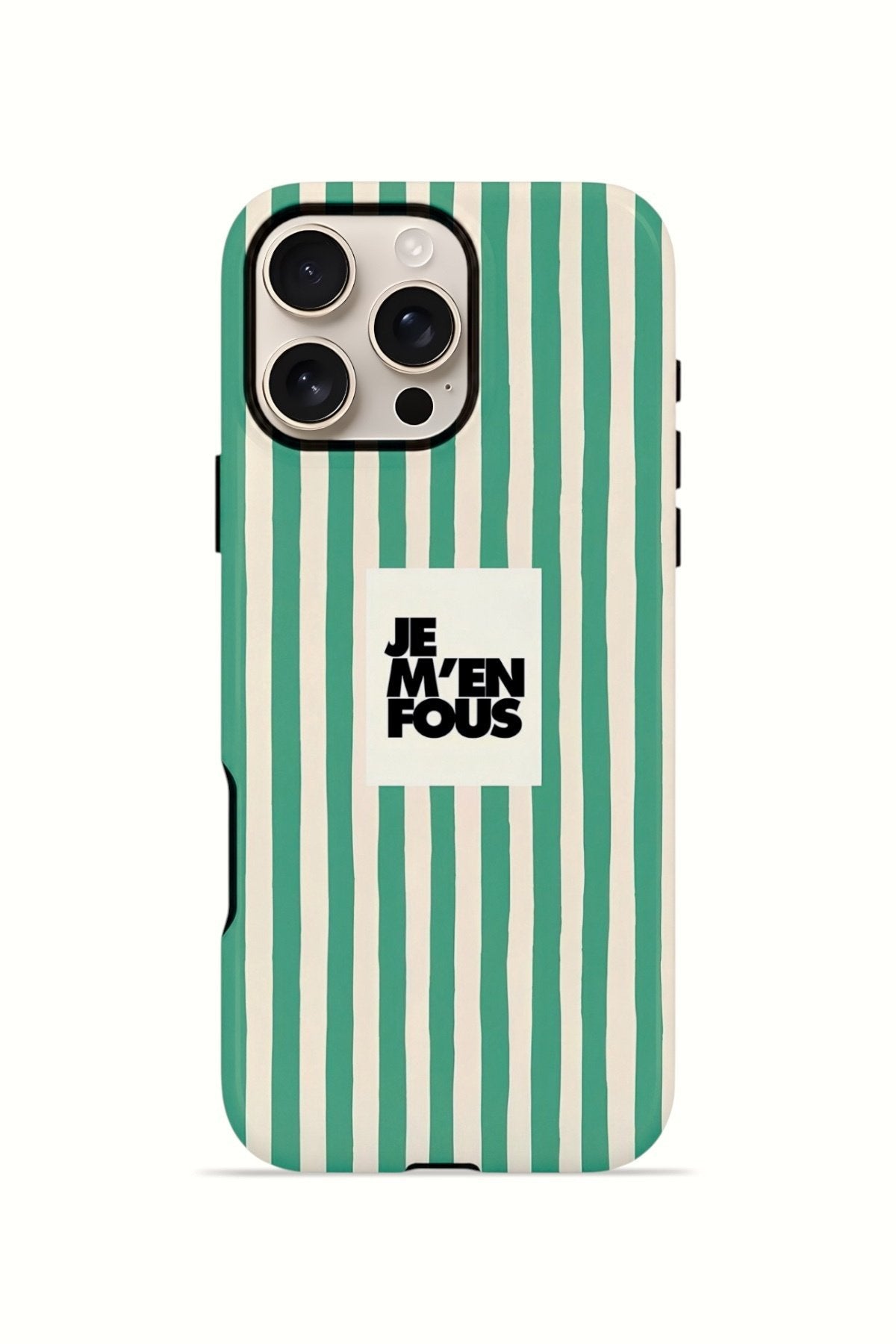 iPhone 16 Pro Max Vorian Çift Katmanlı MagSafe Kılıf Je M En Fous Green