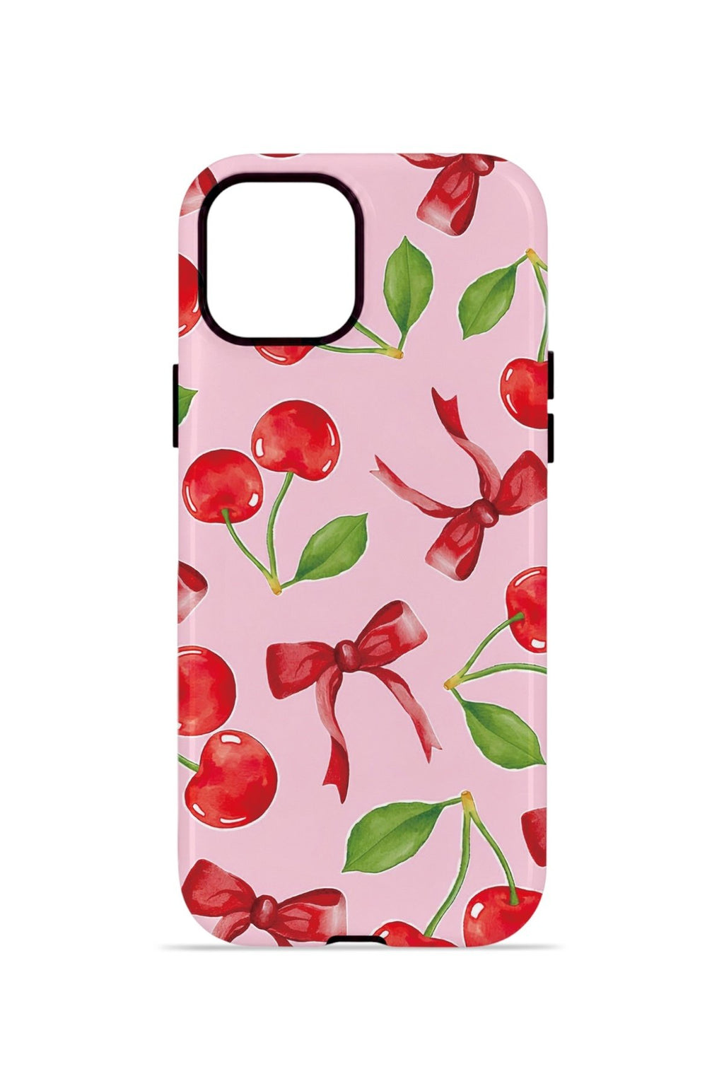 iPhone 11 Vorian Çift Katmanlı MagSafe Kılıf Cherry Ribbon Garden