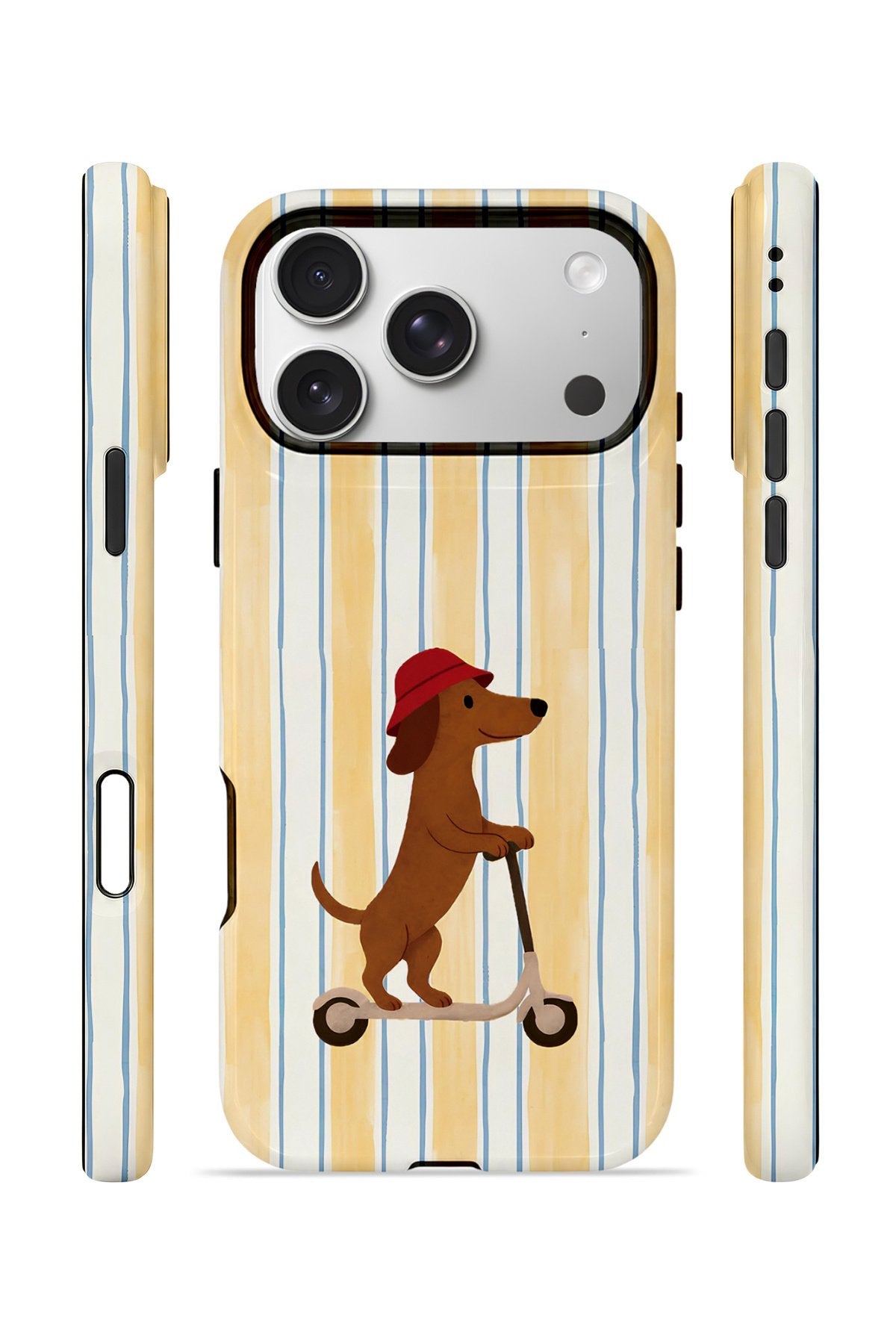 iPhone 17 Pro Max Vorian Çift Katmanlı MagSafe Kılıf Dachshund Riviera