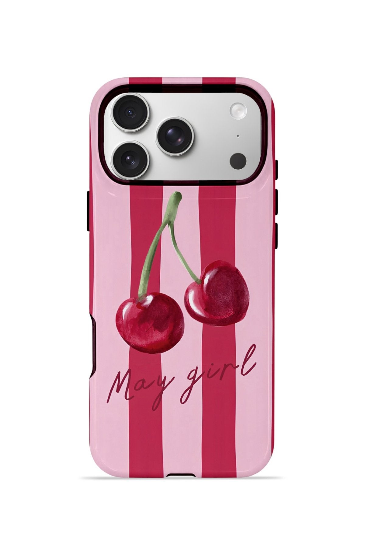 iPhone 17 Pro Max Vorian Çift Katmanlı MagSafe Kılıf Cherry Girl