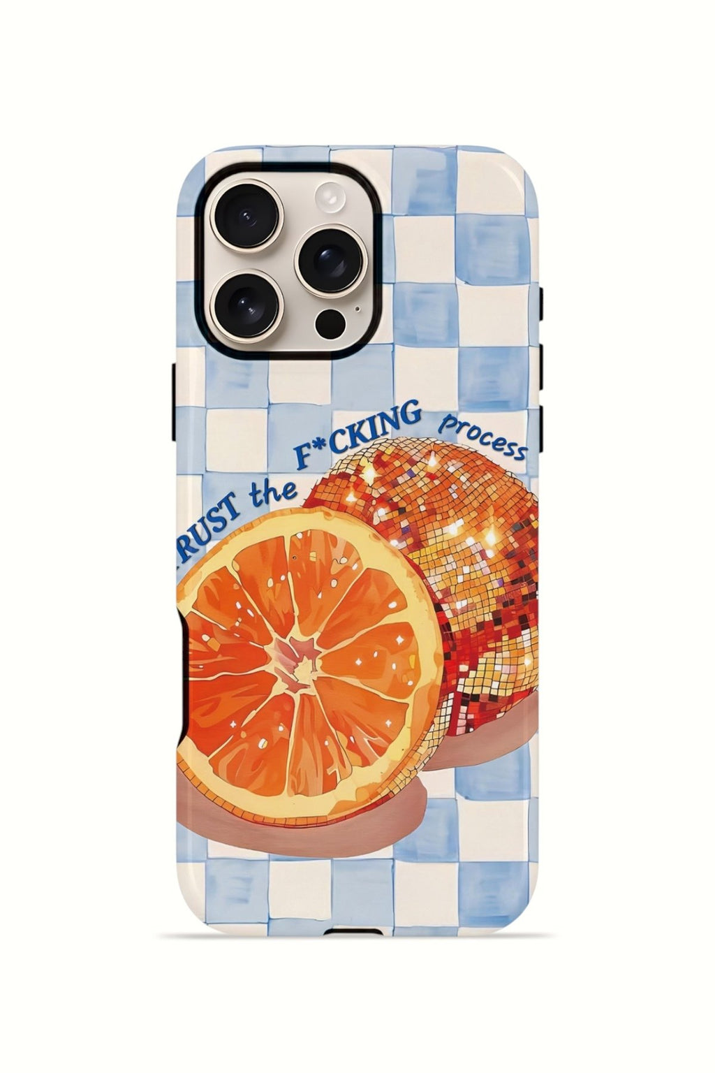 iPhone 16 Pro Vorian Çift Katmanlı MagSafe Kılıf Orange Press Collage