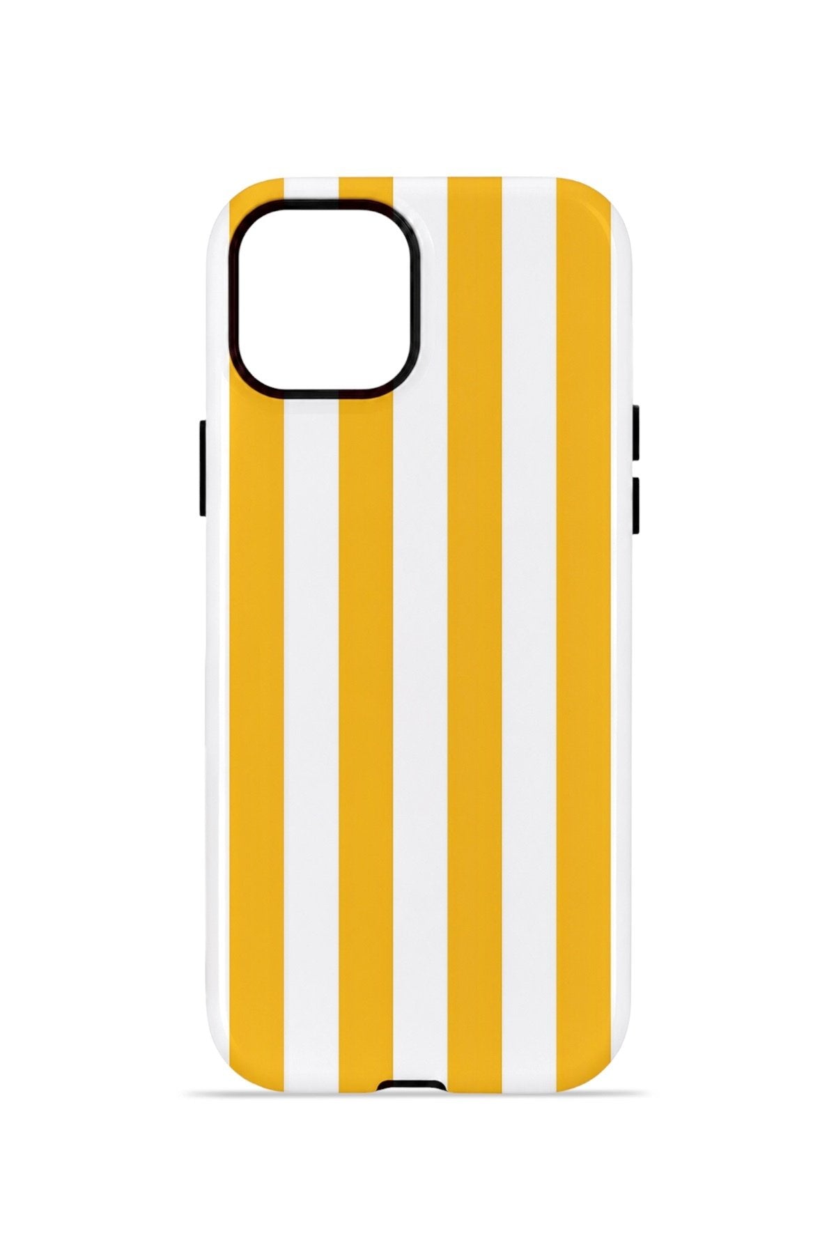 iPhone 14 Plus Vorian Çift Katmanlı Kılıf Golden Riviera Stripe