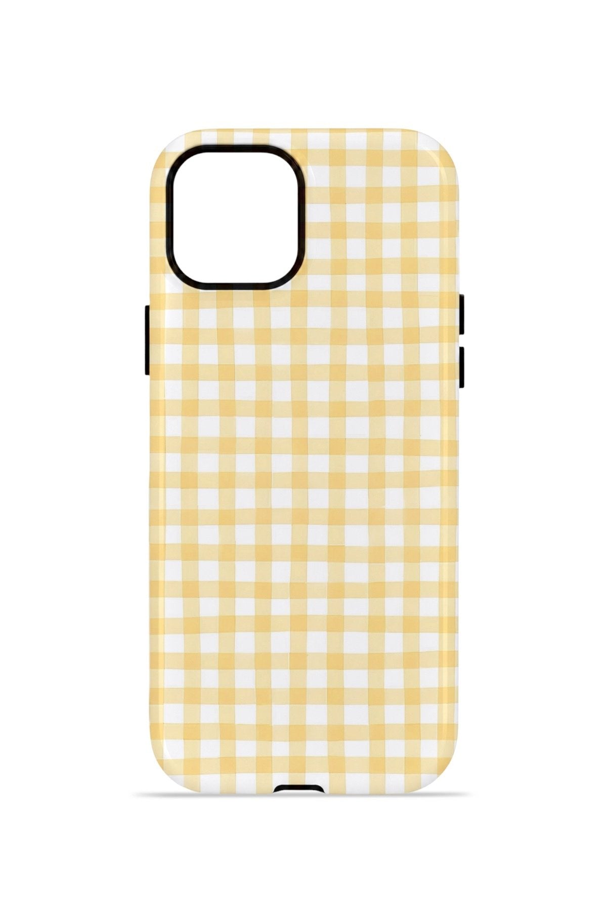 iPhone 14 Plus Vorian Çift Katmanlı Kılıf Butter Gingham