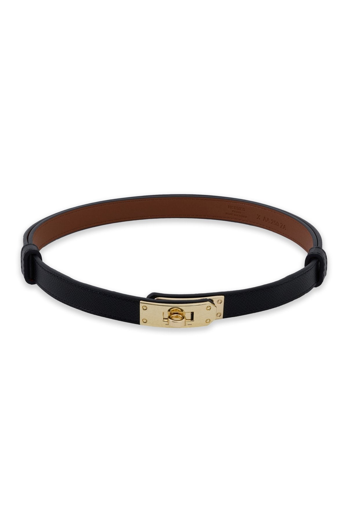 Siyah Epsom Deri Ayarlanabilir Kelly Kemer