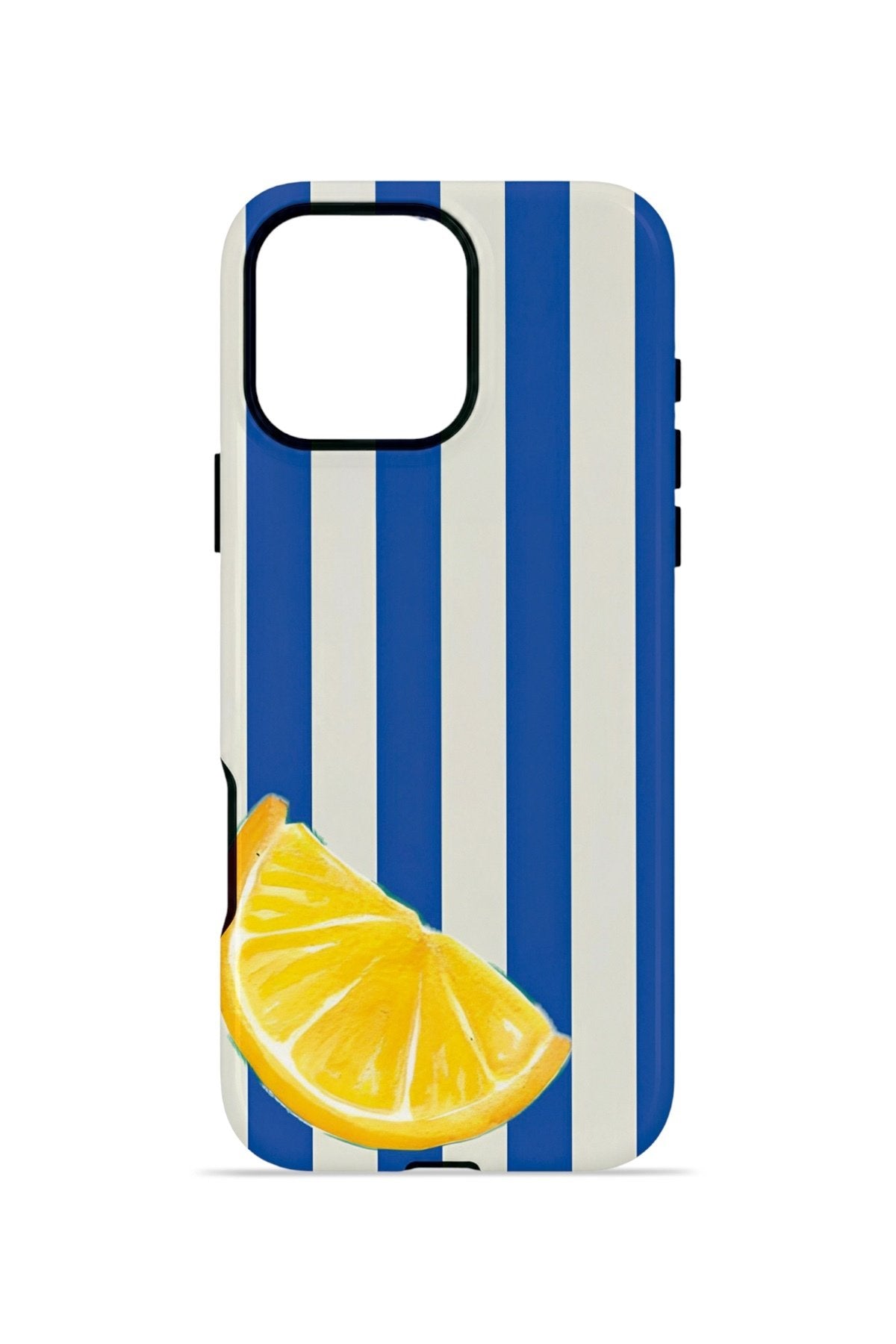 iPhone 16 Pro Vorian Çift Katmanlı Kılıf Lemon Coast Stripe