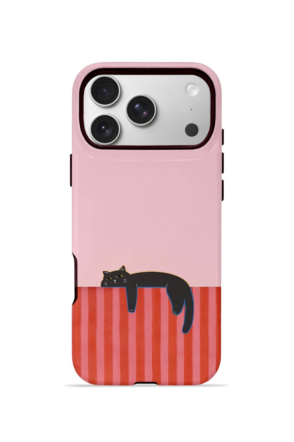 iPhone 17 Pro Max Vorian Çift Katmanlı MagSafe Kılıf Lazy Cat Sunset