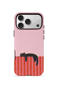 iPhone 17 Pro Max Vorian Çift Katmanlı MagSafe Kılıf Lazy Cat Sunset