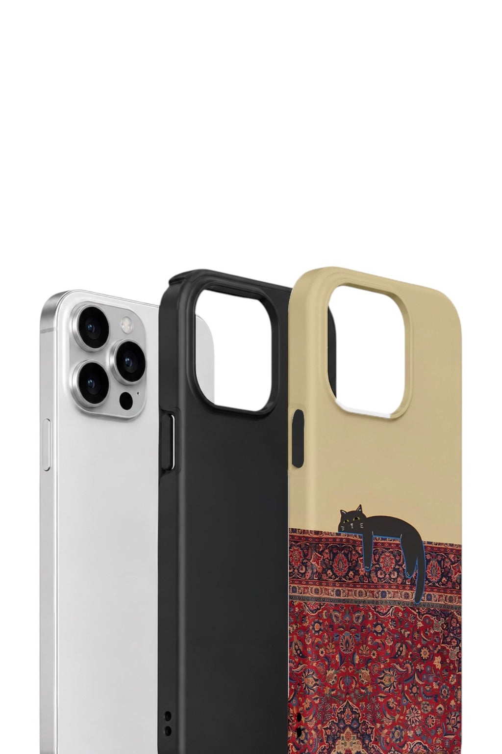 iPhone 12 Pro Vorian Çift Katmanlı Kılıf Persian Cat Lounge