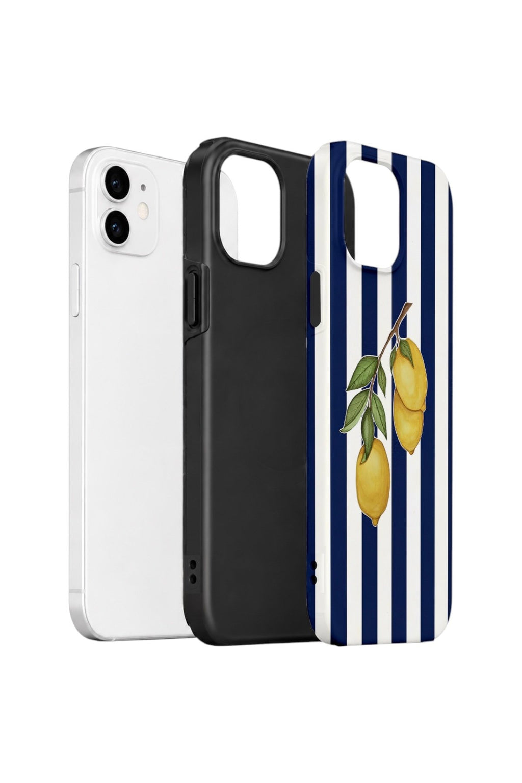 iPhone 12 Vorian Çift Katmanlı Kılıf Amalfi Lemon Branch