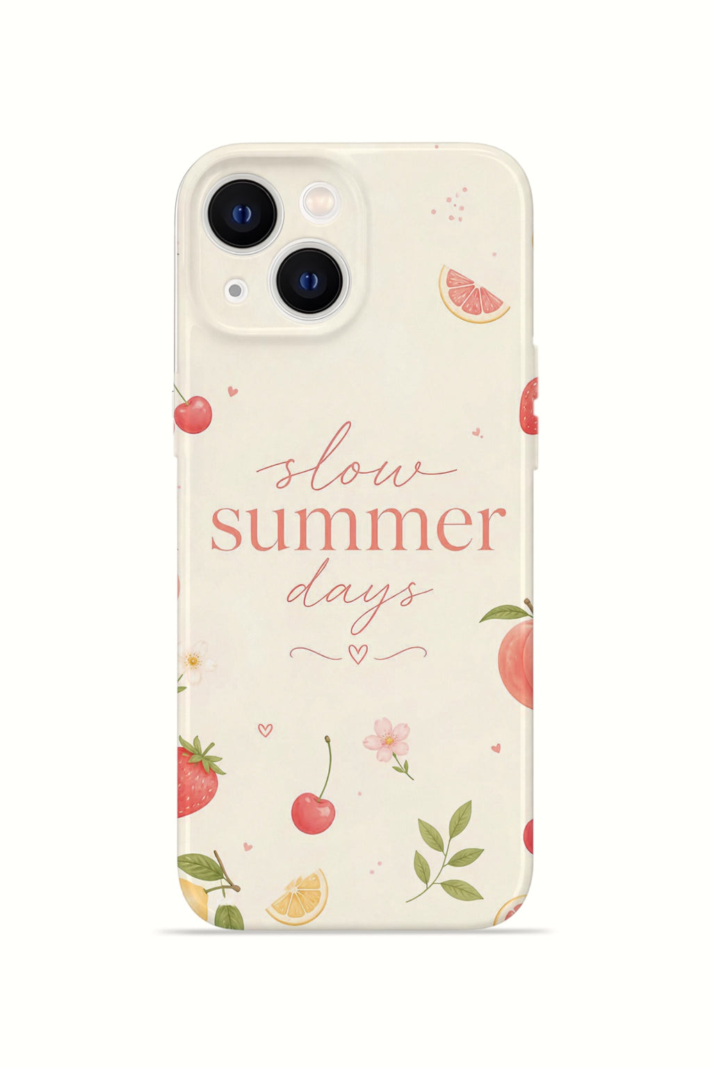iPhone 14 Plus Valestra İnce Kamera Korumalı Mika Kılıf Slow Summer Days