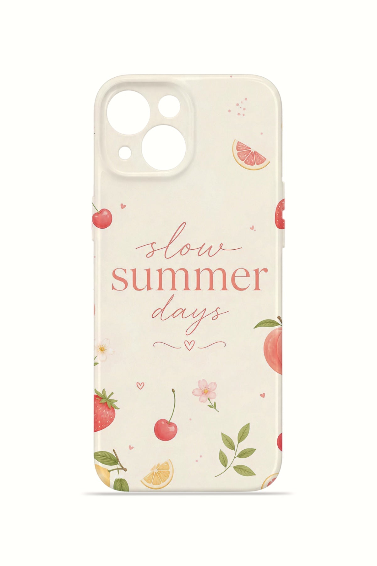 iPhone 15 Plus Valestra İnce Kamera Korumalı Mika Kılıf Slow Summer Days