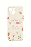 iPhone 15 Valestra İnce Kamera Korumalı Mika Kılıf Slow Summer Days