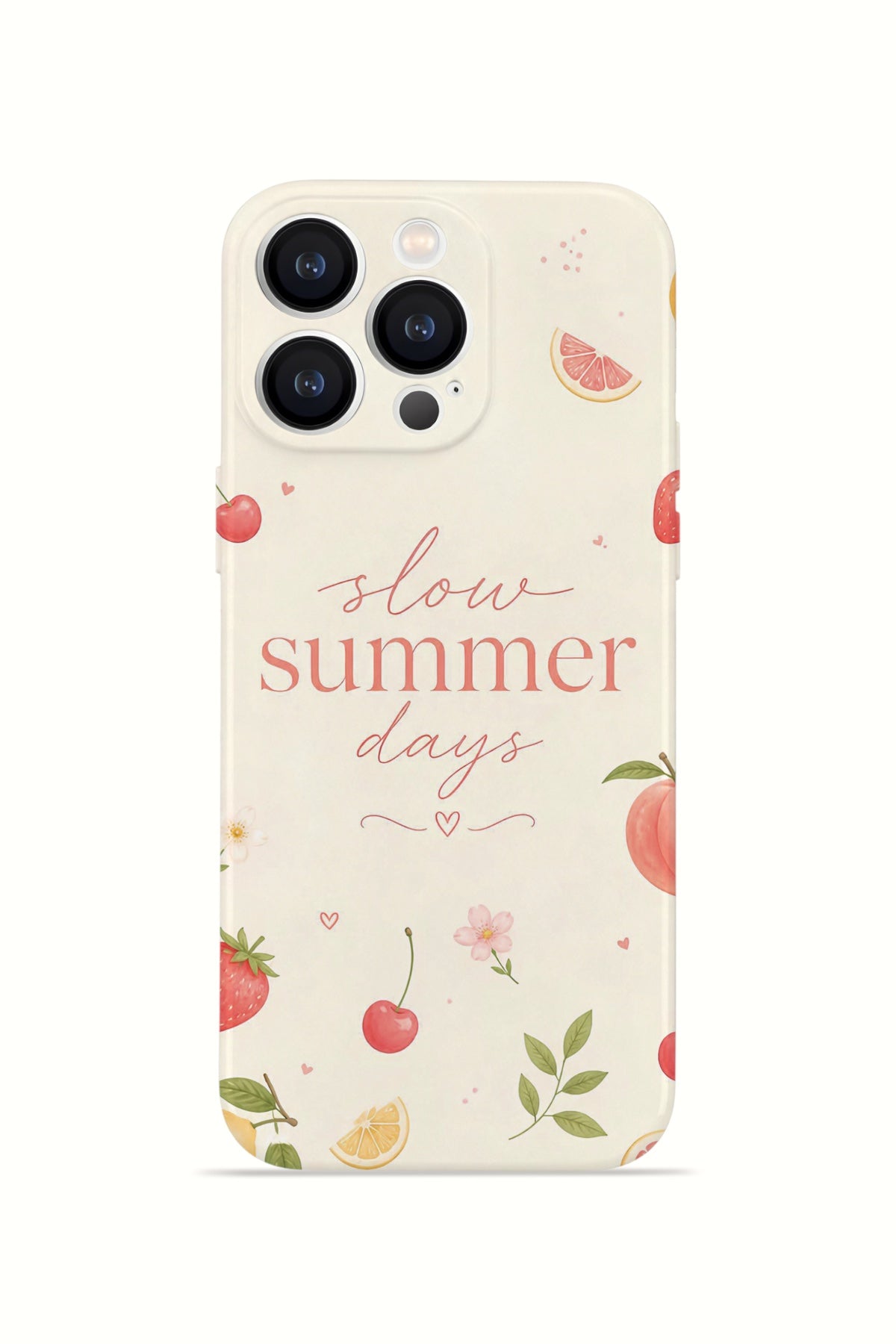 iPhone 12 Pro Valestra İnce Kamera Korumalı Mika Kılıf Slow Summer Days