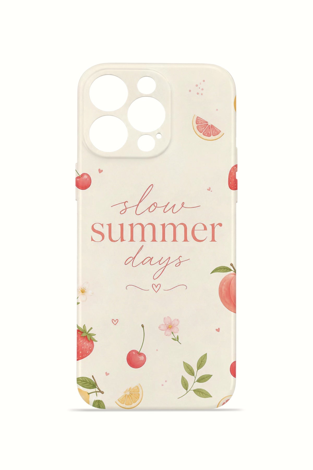 iPhone 12 Pro Valestra İnce Kamera Korumalı Mika Kılıf Slow Summer Days