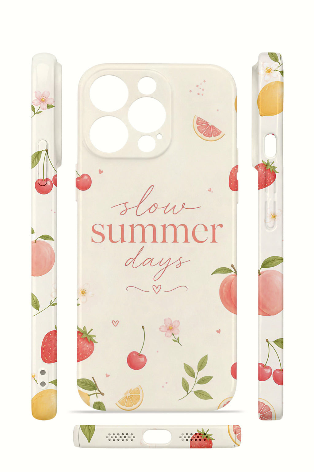 iPhone 12 Pro Max Valestra İnce Kamera Korumalı Mika Kılıf Slow Summer Days