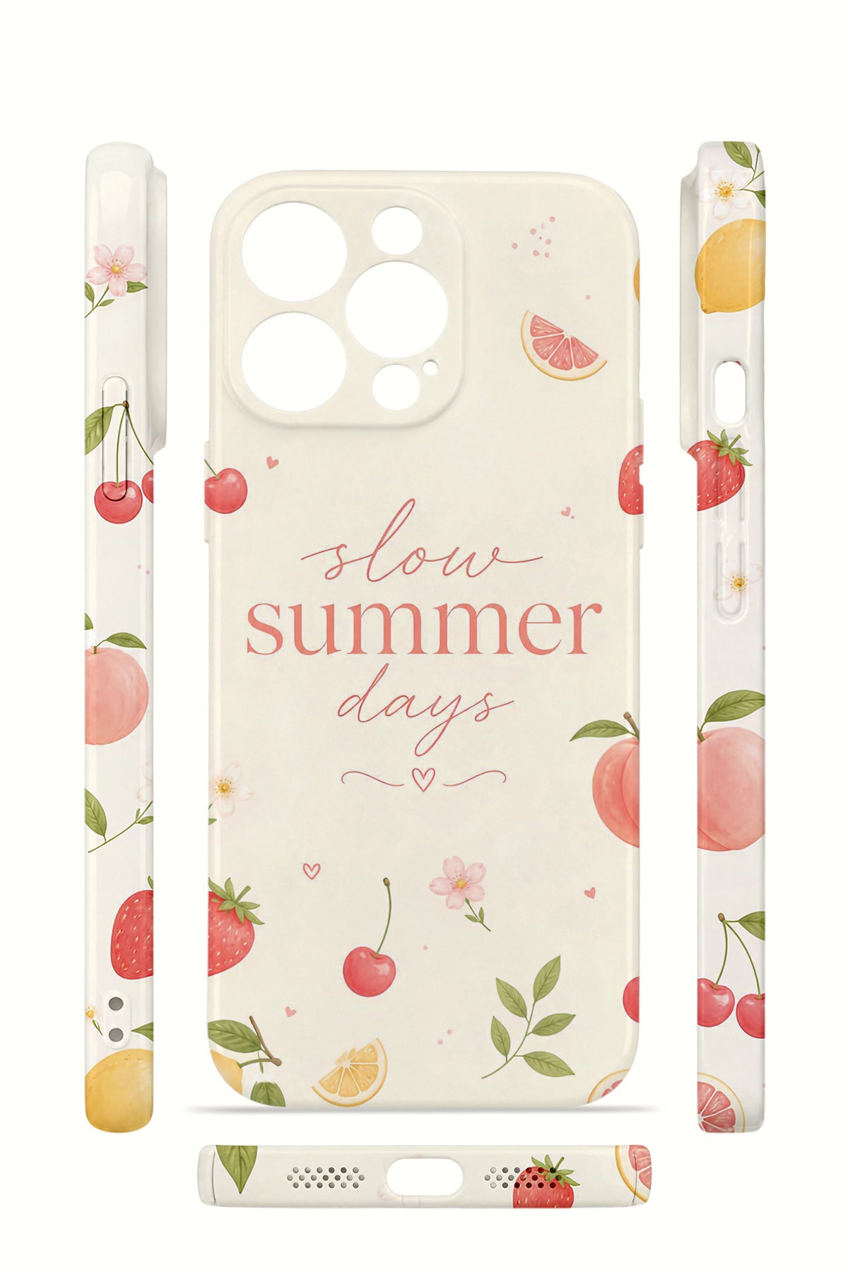 iPhone 13 Pro Max Valestra İnce Kamera Korumalı Mika Kılıf Slow Summer Days