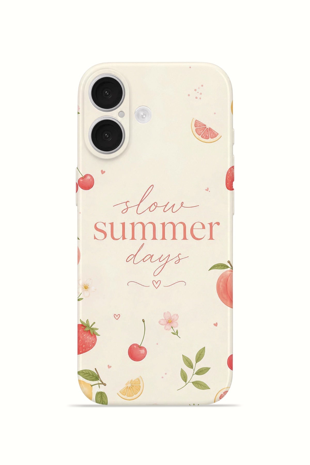 iPhone 16 Valestra İnce Kamera Korumalı Mika Kılıf Slow Summer Days