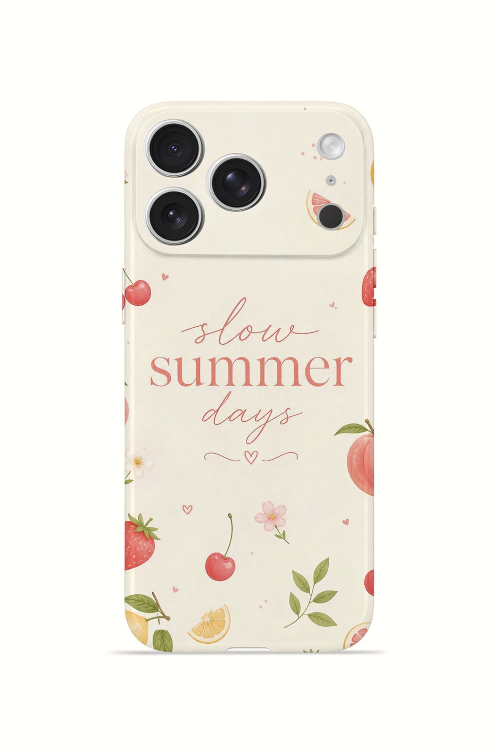 iPhone 17 Pro Valestra İnce Kamera Korumalı Mika Kılıf Slow Summer Days