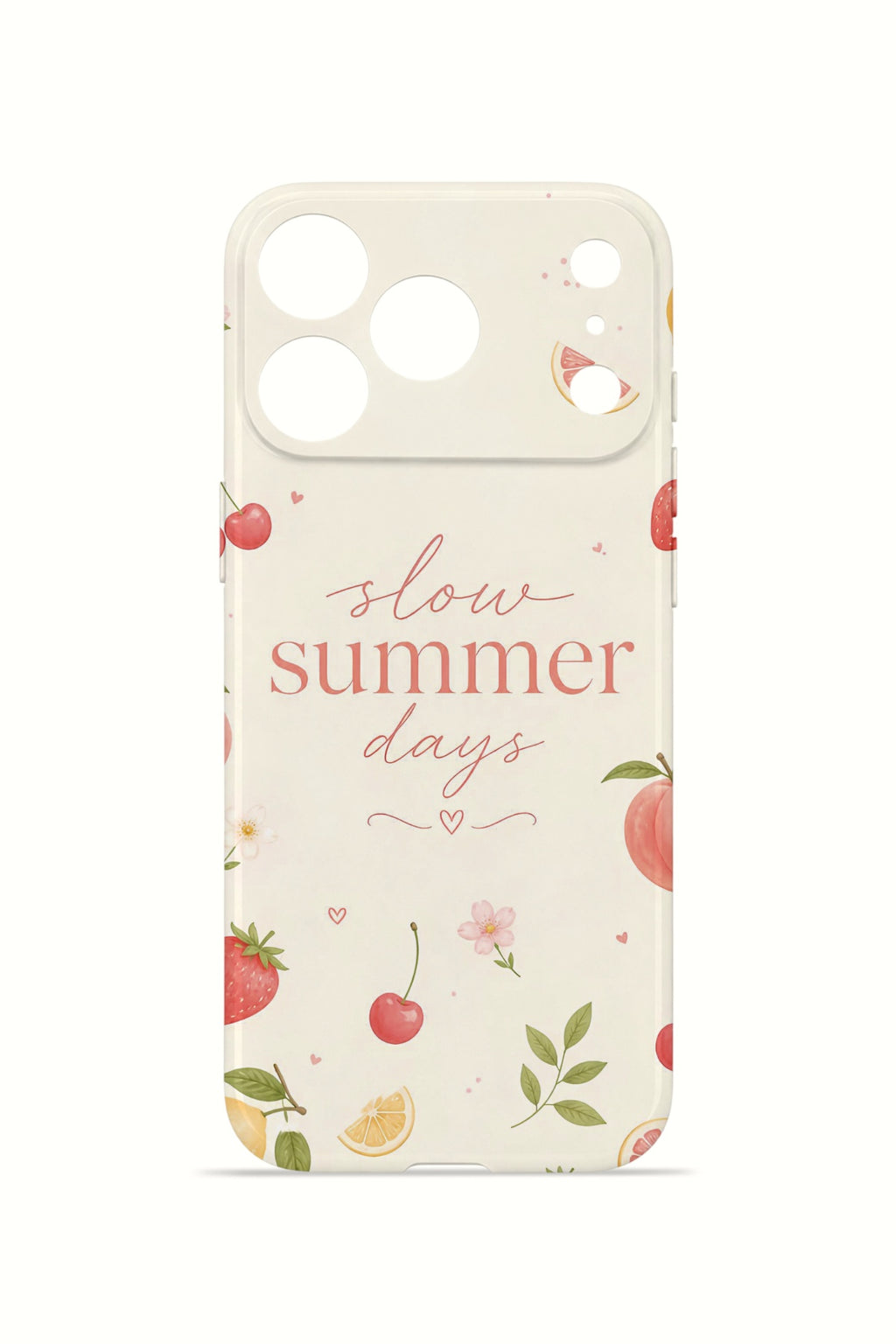iPhone 17 Pro Max Valestra İnce Kamera Korumalı Mika Kılıf Slow Summer Days