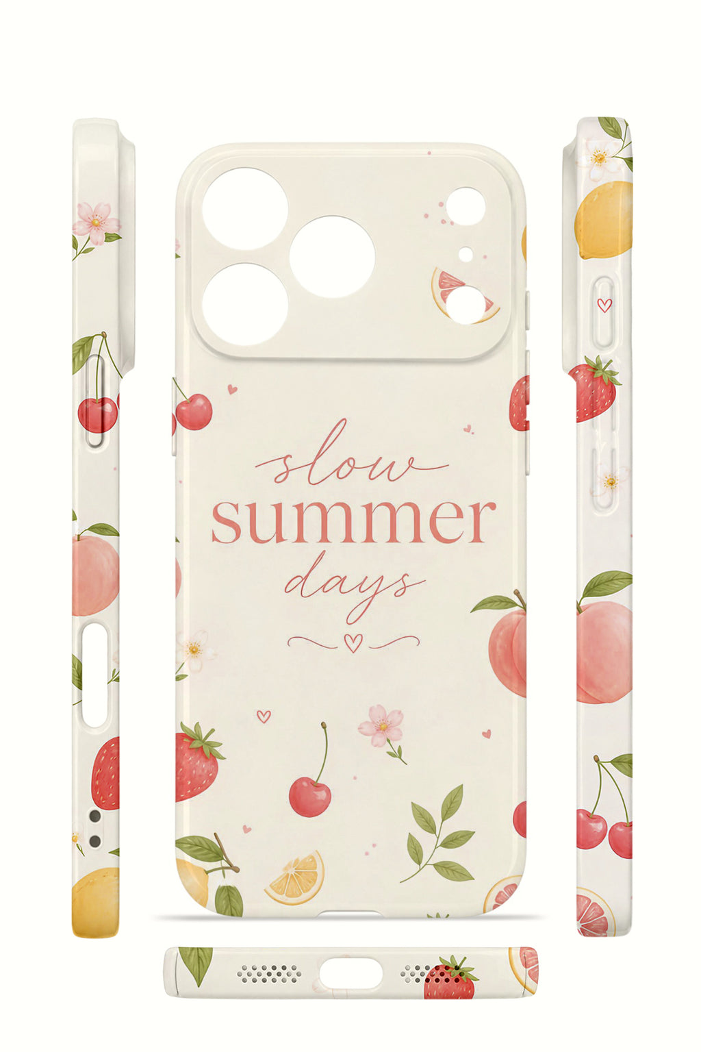 iPhone 17 Pro Max Valestra İnce Kamera Korumalı Mika Kılıf Slow Summer Days