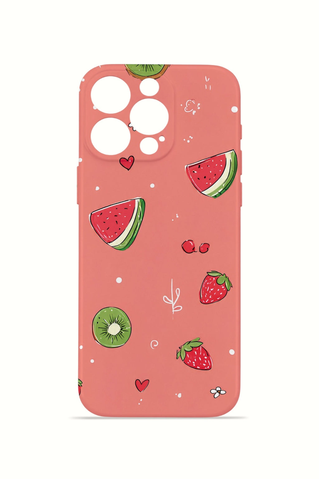 iPhone 15 Pro Valestra İnce Kamera Korumalı Mika Kılıf Summer Fruit Crush