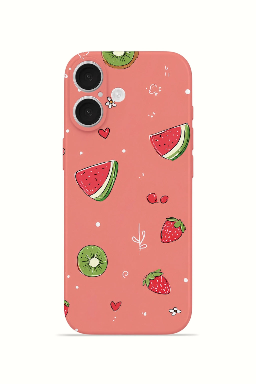 iPhone 16 Plus Valestra İnce Kamera Korumalı Mika Kılıf Summer Fruit Crush