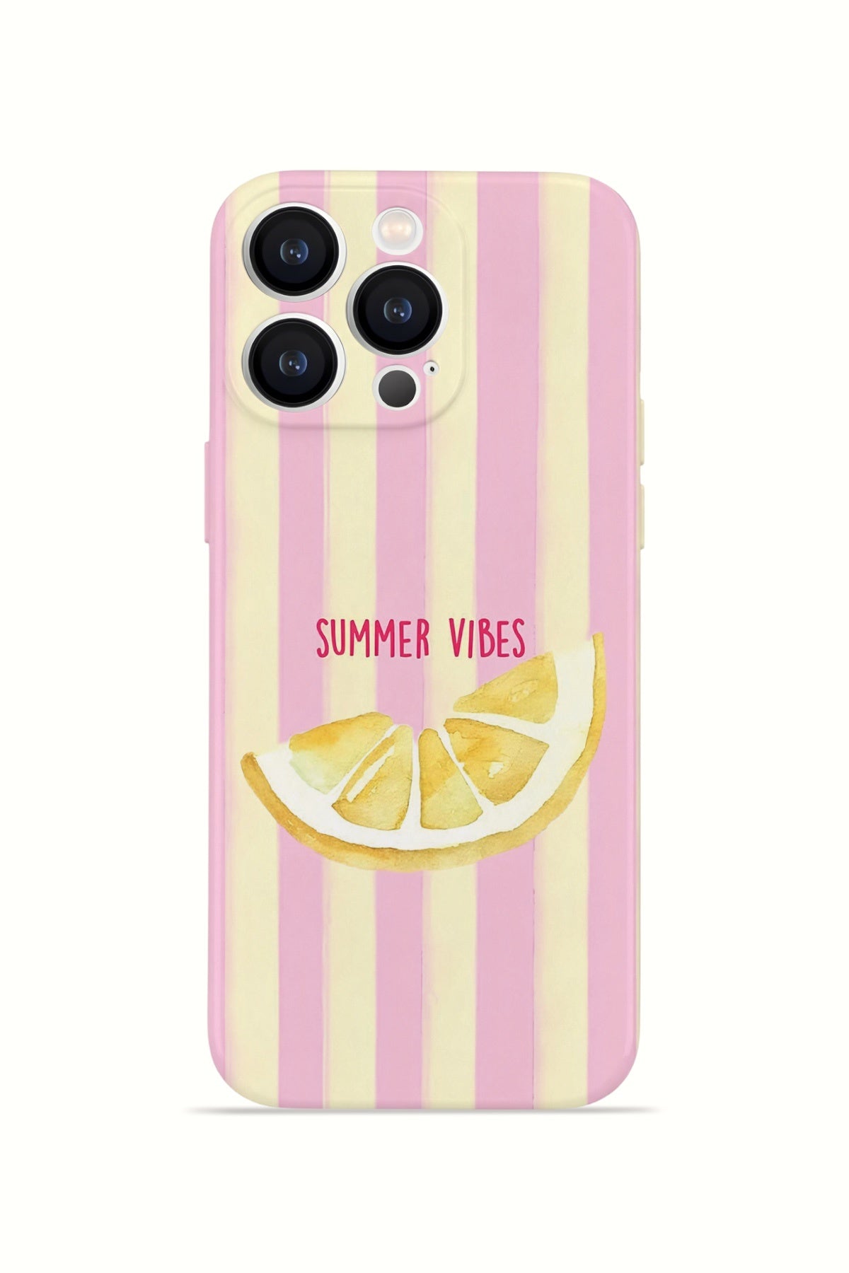 iPhone 13 Pro Max Valestra İnce Kamera Korumalı Mika Kılıf Summer Vibes Lemon