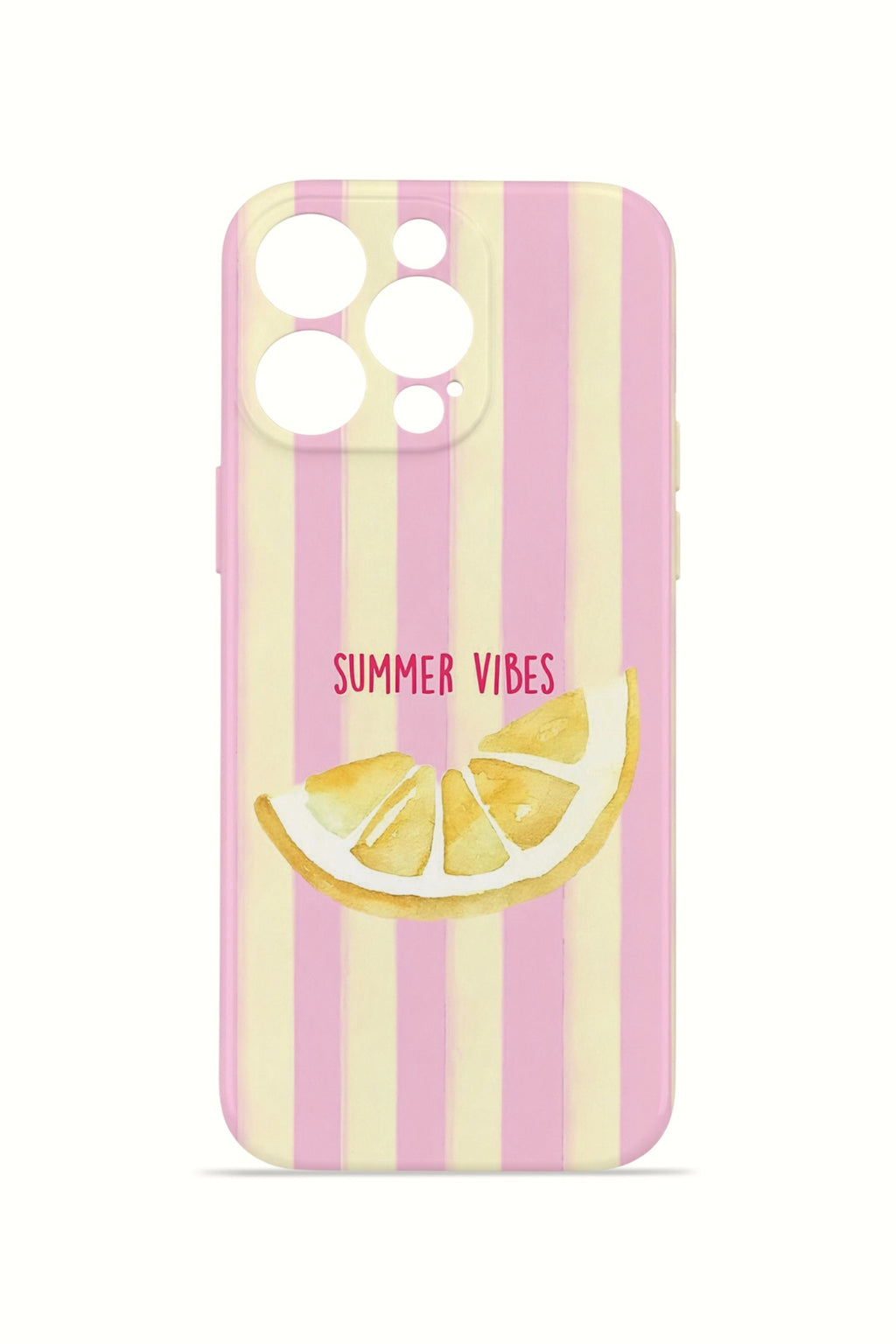 iPhone 13 Pro Max Valestra İnce Kamera Korumalı Mika Kılıf Summer Vibes Lemon