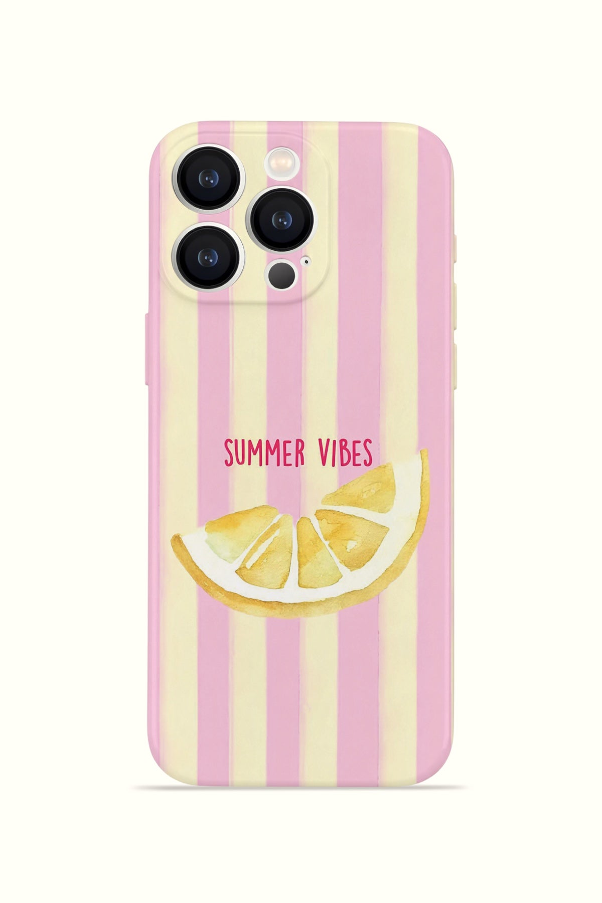 iPhone 15 Pro Max Valestra İnce Kamera Korumalı Mika Kılıf Summer Vibes Lemon